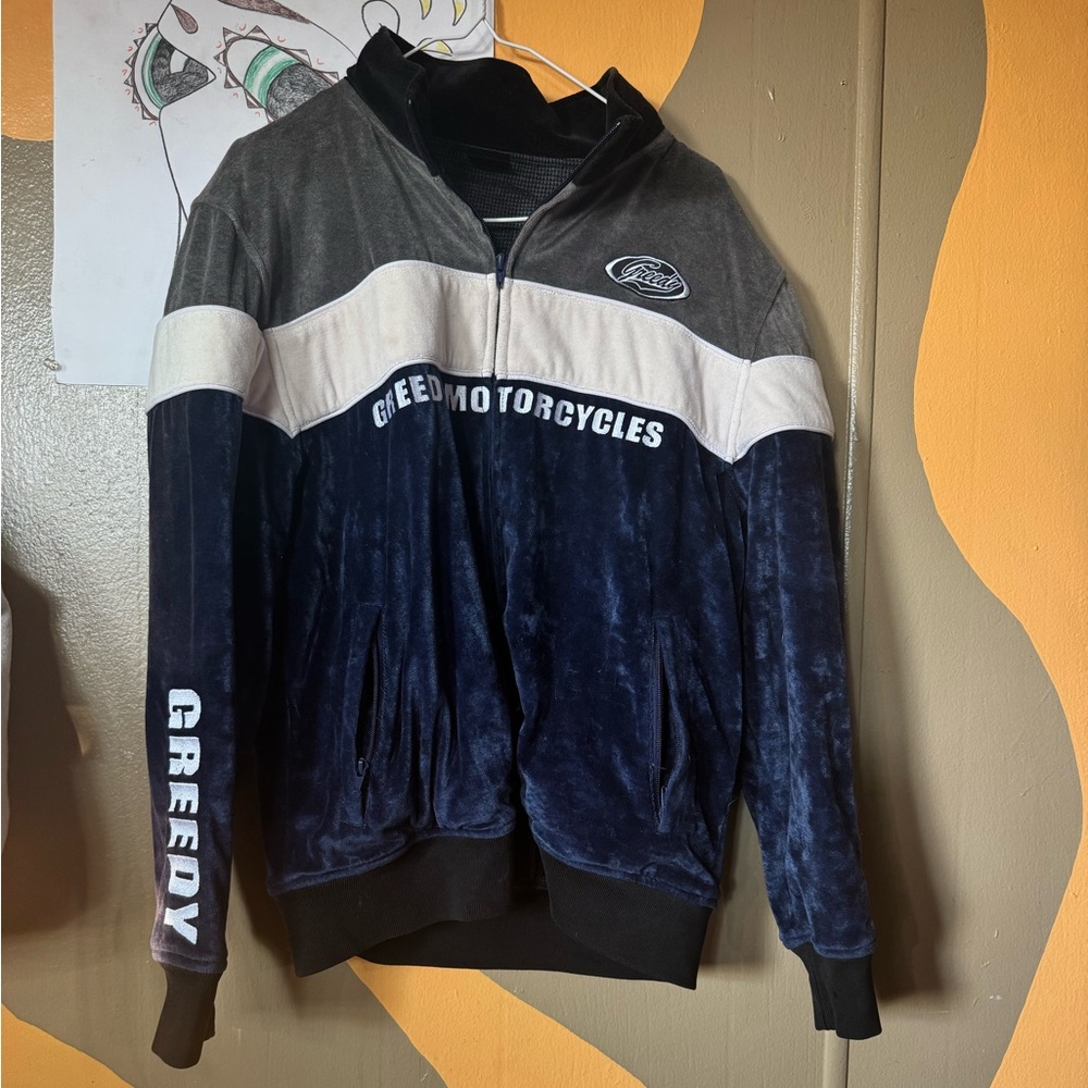 Women's Navy and Gray Jacket